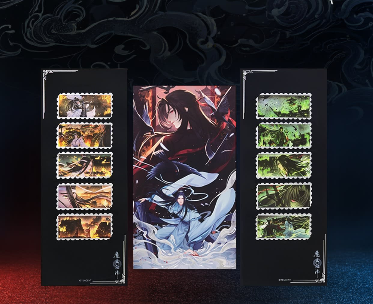 F) Shikishi & Stamp Set