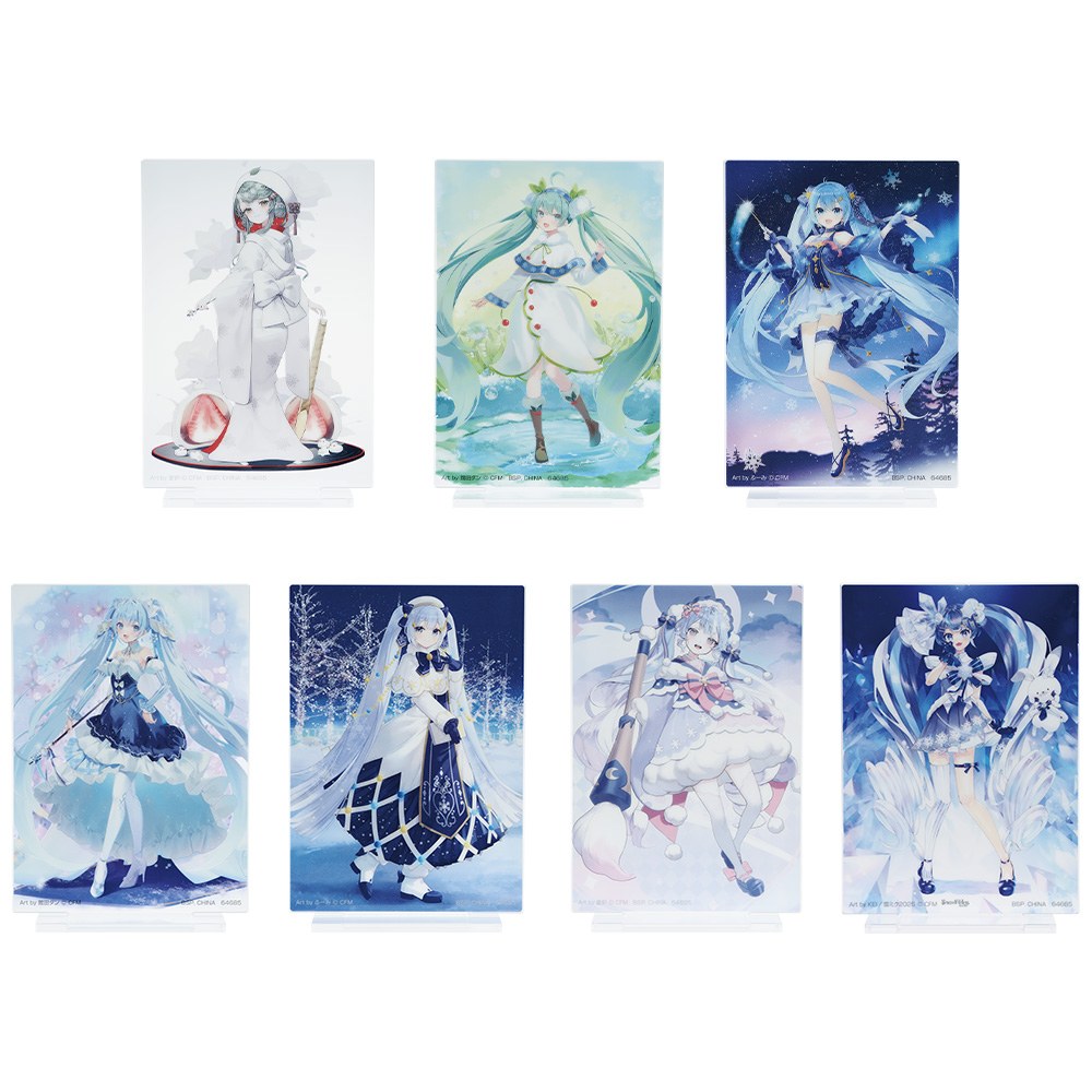 J) Acrylic stand