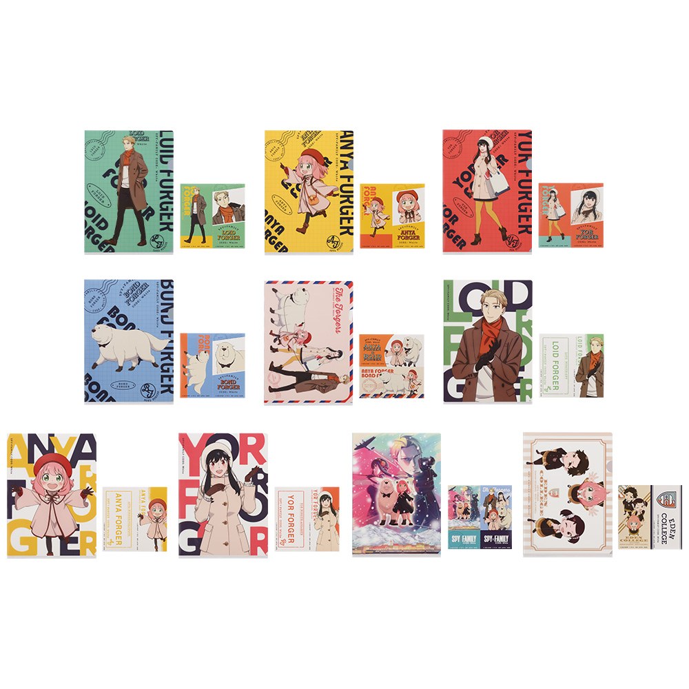 H) Clear File & Sticker