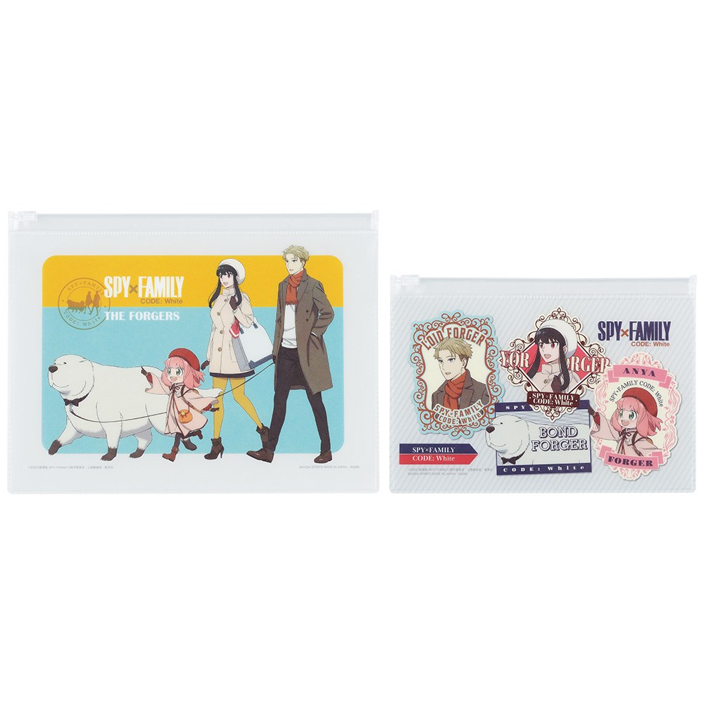 E) 2 Travel Flat Pouch Set