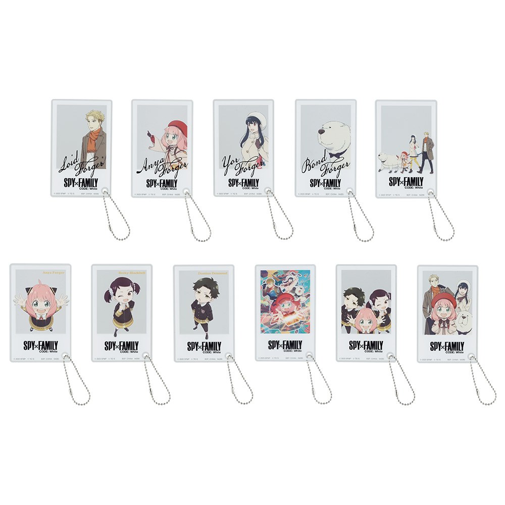 I) Acrylic Card Charm