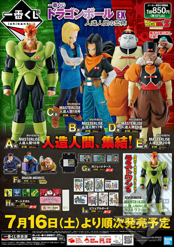 Dragon Ball EX Android Fear prize panel